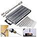 DRILLPRO 21PCS Pin Vise Twist Drill Bit Set Semi-Automatic Driving Drill Bit Wood Walnut Drilling Tool 0.3mm-1.6mm
