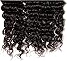 ALI JULIA 7A Deep Wave Hair Weave 4 Bundles 100% Unprocessed Remy Human Hair Extensions 95-100g/pc Natural Black Color