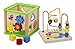 Bead Maze Activity Center For Kids - 5 In 1 Activity Cube Wooden Toy Abacus Learning Toys