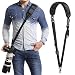 waka Camera Neck Strap with Quick Release and Safety Tether, Adjustable Camera Shoulder Sling Strap for Nikon Canon Sony Olympus DSLR Camera - Black (Retro) primary