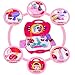 Ange-la Makeup for Girls – Pretend Play & Dress-up Make up Toy Kit Best Gift Set for Little Girls & Kids Include 21 Pieces Beauty Salon Toys W/ Make-up Box