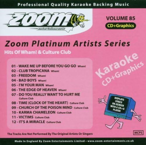 Zoom G - Platinum Artists 85: Wham! & Culture Club