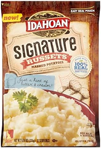 Idahoan Signature Russets - Mashed Potatoes ~ 9.74 oz ~ pack of 6