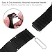 VELSENX Wrist Band for 42mm Stainless Steel Metal Replacement Bands with Double Button Folding Clasp, Link Remover Included (Black)