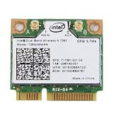 Intel Wireless-N 7260 802.11agn Dual Band 2x2 Wi-Fi + Bluetooth 4.0 Mini WiFi Adapter 7260HMW AN 300Mbps