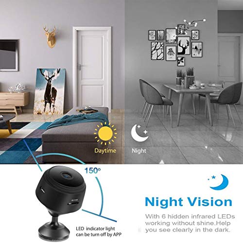 image for Lanbter 1 Pc 1080P HD WiFi Wireless Sports DV Surveillance Camera Nigh