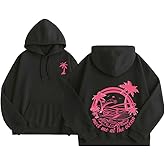 Palm Graphic Hoodies for Women Girls Juniors Aesthetic Y2k Sweatshirts Preppy Outfit