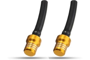 2PCS Gas Fuel Cap Gas Tank Breather Universal CNC Tank Valve Vent Tube with Chekc Ball Aluminum Breather for RM125 RM250 RMZ4