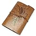 EvZ Vintage Dark Brown PU Leather Cover Loose Leaf Blank Notebook Journal Diary Gift