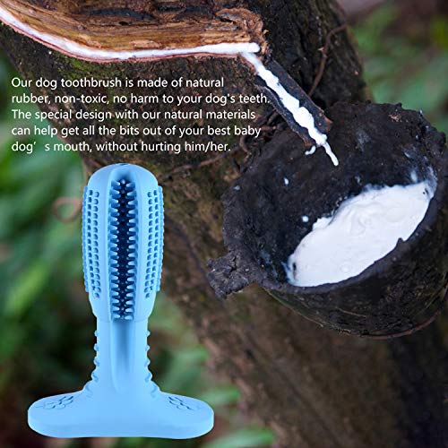 Cutiful Large Size Dog Toothbrush Dog Chew Tooth Cleaner Brushing Stick Natural Rubber Dog Chew Toys Doggy Puppy Dental Care Dog Chew Toothbrush for 45-90 lbs Pet Puppies