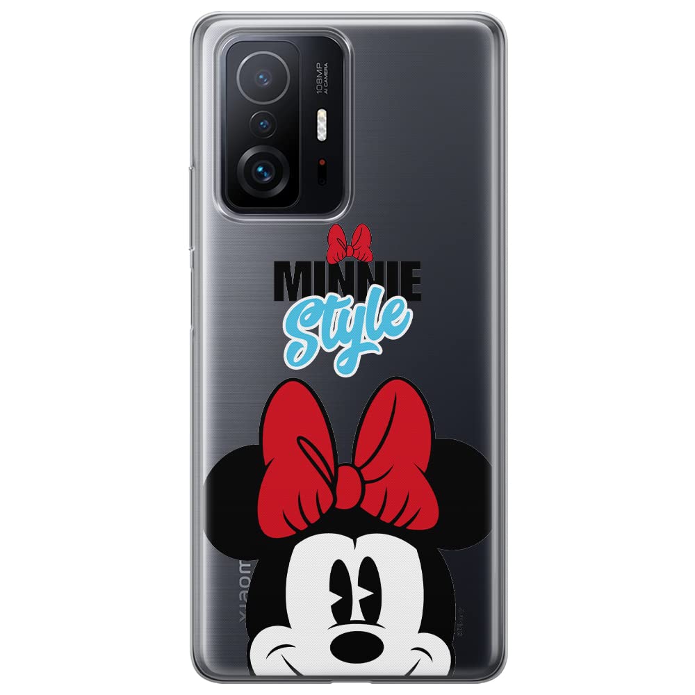 ERT GROUP mobile phone case for Xiaomi 11T 5G / 11T PRO 5G original and officially Licensed Disney pattern Minnie 027 optimally adapted to the shape of the mobile phone, partially transparent
