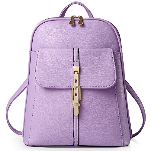 Casual backpack for women or girls pu leather bags fashion handba…