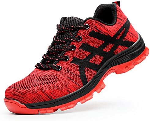 Unisex Steel Toe Work Shoes Industrial&Construction Shoes Puncture Proof Safety Shoes …