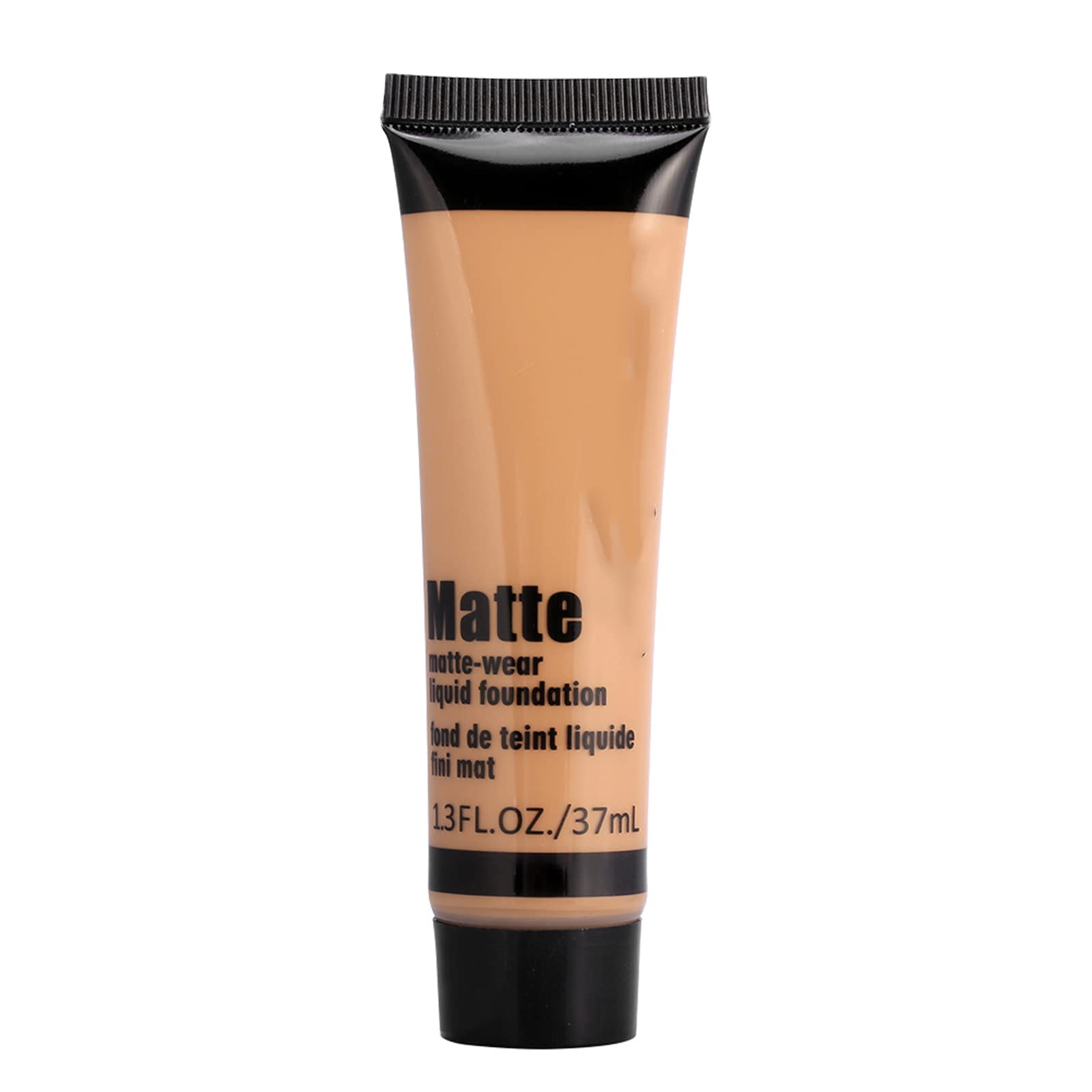 Smooth Makeup Base Face Liquid Foundation, Liquid Makeup Base Natural Coverage for Whitening Moisturizing, Matte Wear Concealer Sun Block Cream 37ml(7#)