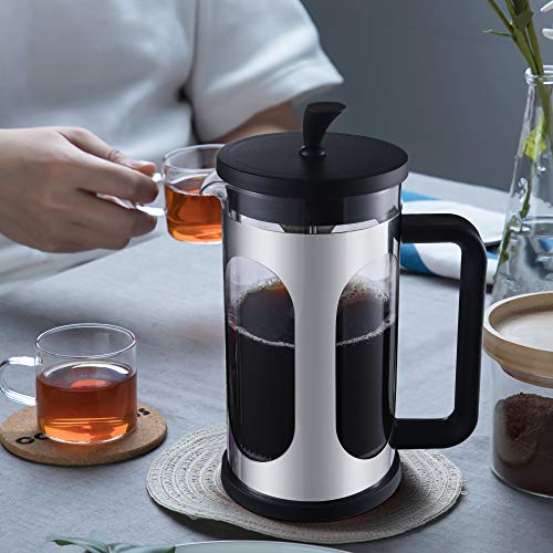 New French press Coffee Maker 34oz304 Stainless Steel 4 Level
