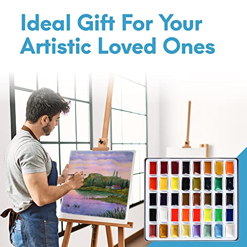 Mozart Premium Japanese Watercolor Paint Set 40 Rich Water Color