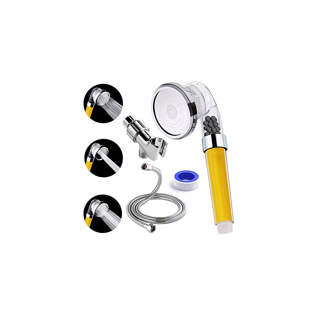 PureAction Filtered Shower Head with Vitamin C Filter Hard Water