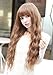 X&Y ANGEL New Fashion Fluffy Healthy Long Curly Kanekalon Full Wig As Real Hair Brown AQ161