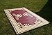 BalajeesUSA Outdoor Patio Rugs Clearance 6'x9' (183 cm x 274 cm) Red, Black, Lt Yellow, white 20171