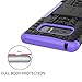 Note 8 Case, Galaxy Note 8 Case, Moment Dextrad [Built-in Kickstand][Non-slip Design] Dual Layer Hybrid Full-body Rugged [Shock Proof] Protection Cover for Samsung Galaxy Note 8 + Stylus (Purple)