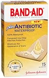 Band-Aid Brand Adhesive Bandages Plus Antibiotic, Waterproof, 1