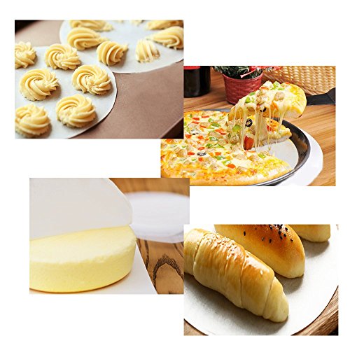 Parchment Paper Rounds, 200 Pre-cut Non-Stick Round Parchment Paper, Baking Paper Liners Round for Cooking, Oven,Air Fryer, Cheesecake and Round Cake Pans (8 Inch) - Thumbnail 6