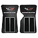 2pc 68- 82 Black Corvette Semi Carpeted Front Floor Mats