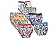 Disney Little Boys' Seven Pack Mickey Mouse Briefs , Size 2T 3T