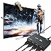 HDMI Splitter, Yuangao 1 in 4 Out Hdmi Splitter Adapter Support 4Kx2K 3D 1080P Hdmi Switch Signal Distributor HD Amplifier with Adapter for HDTV PC PS3/PS4 Xbox (1 in 4 Out)