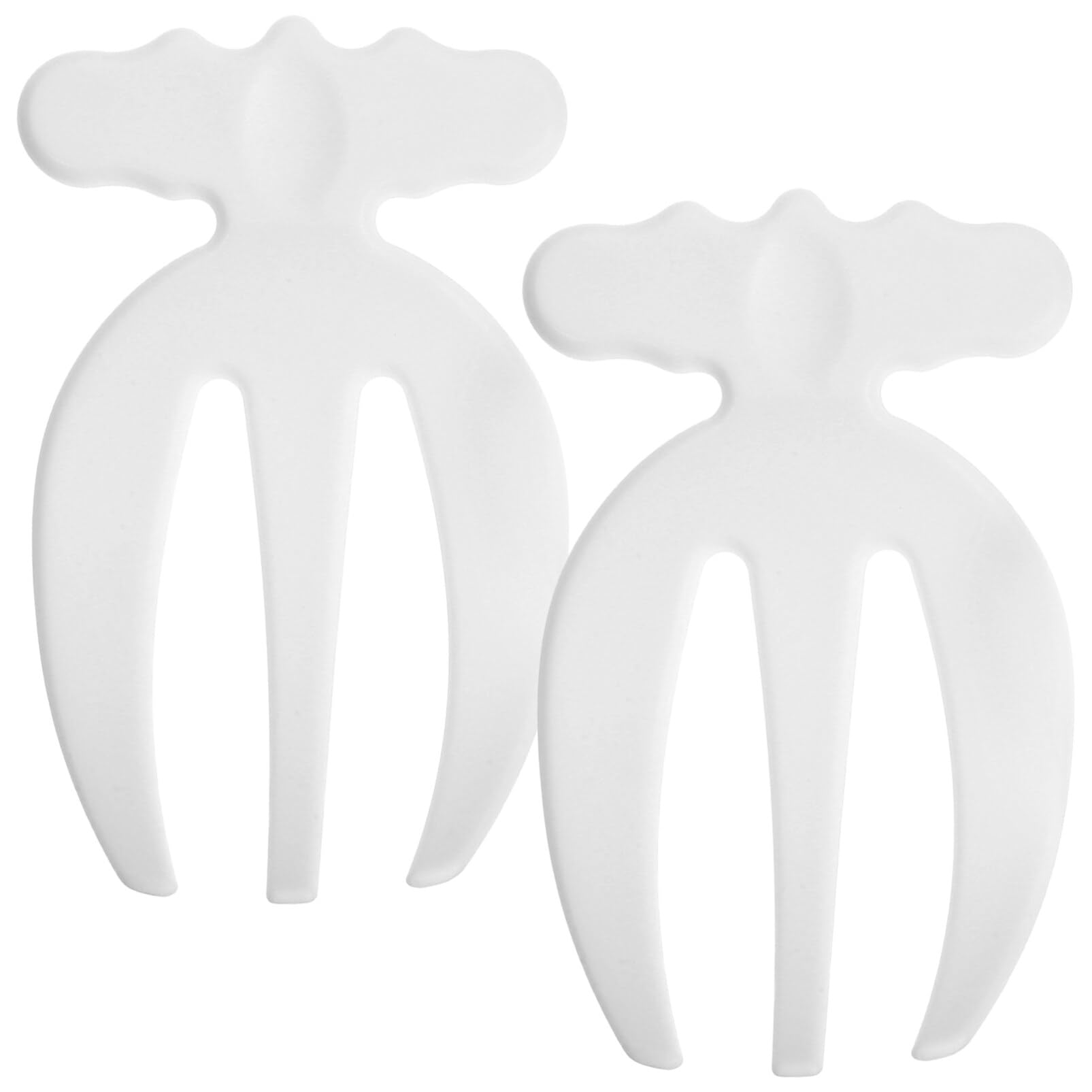 ABOOFAN Salad Claws Reusable Salad Forks Set for Tossing Mixing and Serving Pasta Fruit Kitchen Tool with Comfortable Grip