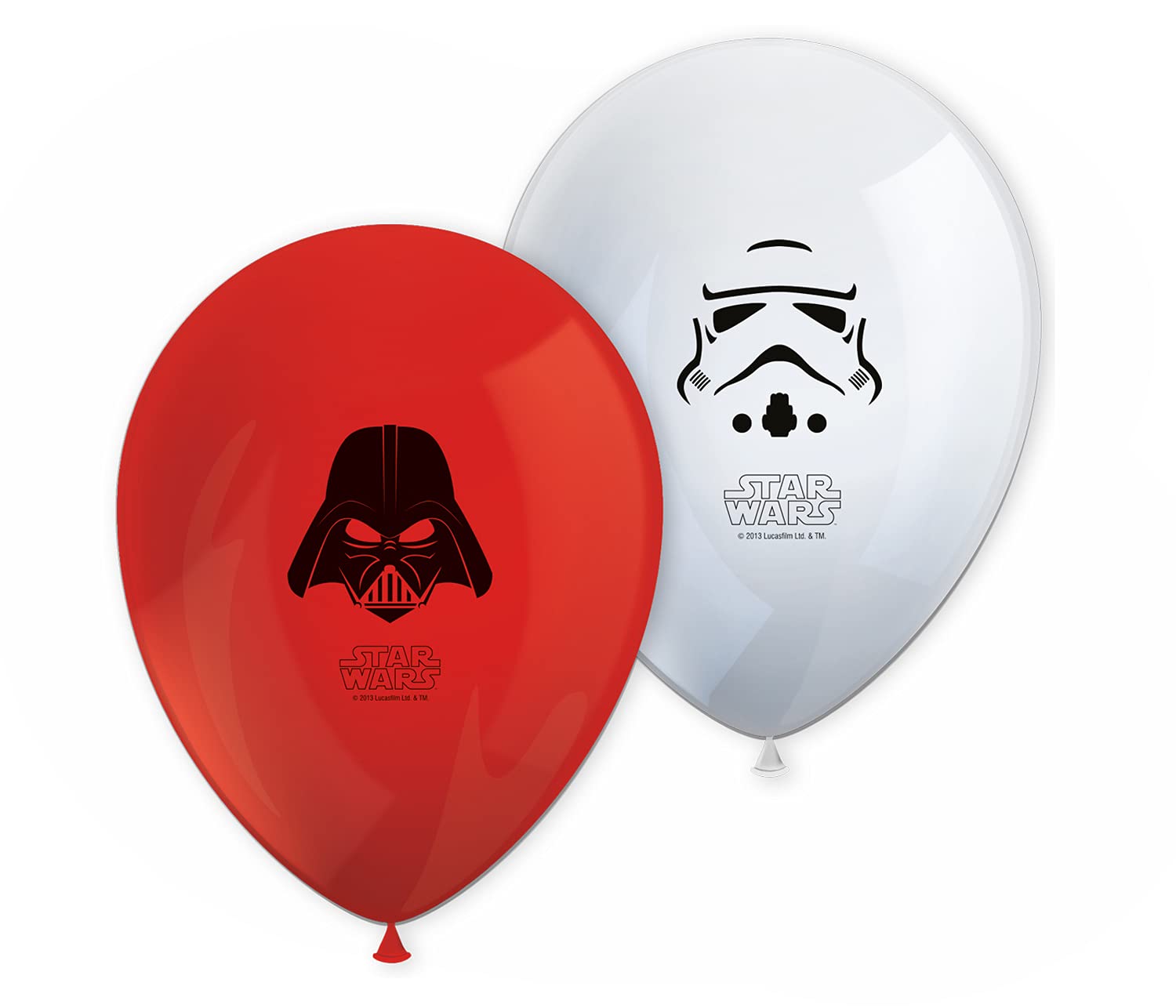 Unique Party 71973 - 11" Heroes and Villains Star Wars Balloons, Pack of 8