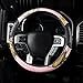 Real Tree Outfitters Steering Wheel Cover - 2 Grip - Pink Antler