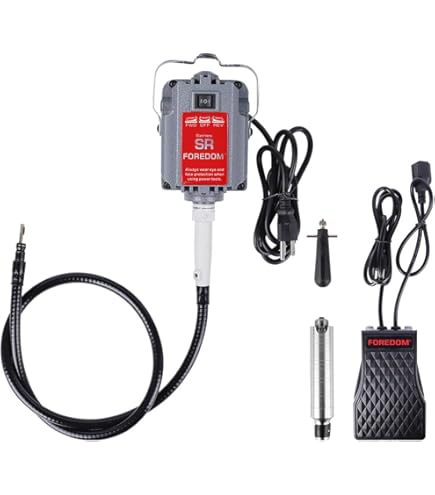 アクセサリー LARD Glardon Flex Shaft Kit Moto-Foot Pedal & No. 30 HandPiece 1