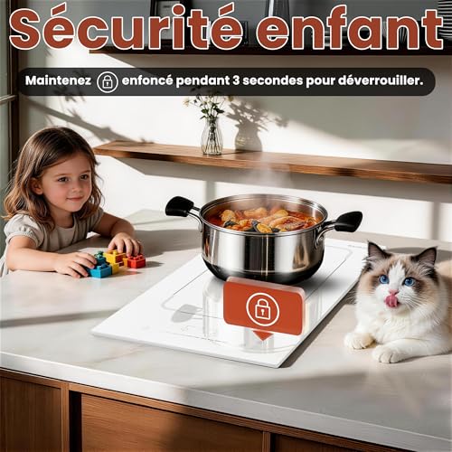 Karienvir Induction Hob 2 Hob with Socket, 30 cm Recessed Induction Hob, Dual Hob with Flexible Zone, Boost Function, Timer and Safety Lock, 220-240 V, 3500 W