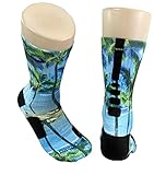 Custom Nike Elite Tropical Ocean Socks