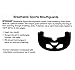 Orthomechanic Mouthguard Orthoguard™ - Designed for Athletes with or Without Braces - Breathable Strapless Dual Mouthguard - Black