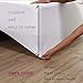 Papahome Classic Hypoallergenic Mattress Protector - Lab Tested Waterproof - Fitted Polyester Jersey Cover - Vinyl Free - 4 Different Colors Available (Twin, White)