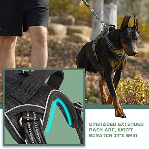 BUMBIN Tactical Dog Harness for Large Medium Small Dogs No Pull, Famous TIK Tok No Pull Dog Harness, Fit Smart… - Image 4