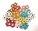 Mix Colors Chaba Flowers Mulberry Paper - 25mm Mix Color Paper Flowers 100 Pcs - Best for Scrapbooking and Creative Craft Projects, Products From Thailand.By RATREE SHOP.