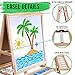 US Art Supply Cardiff Children's Art Activity Easel with Easel Paper Roll, 2 Large Storage Bins and Now 6 No-Spill Child's Paint Cups and Lids