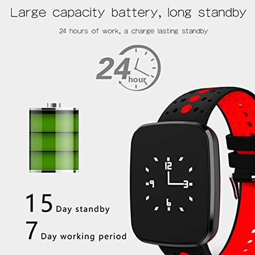 image for TechCode Fitness Tracker Running, Customized Activity Tracker with Hea
