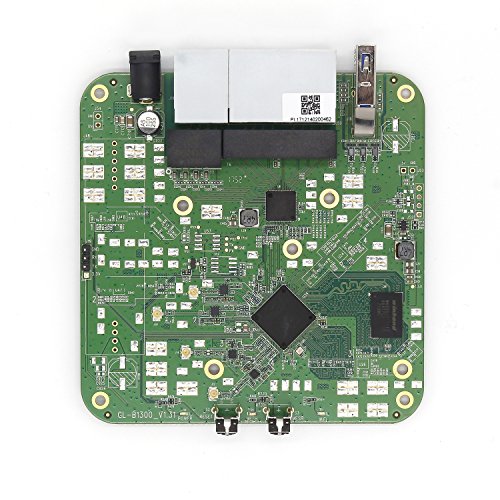 GL.iNet GL-B1300 Home AC Gigabit Router, 400Mbps(2.4G)+867Mbps(5G) high speed, DDR3L 256MB RAM/32MB FLASH ROM, Wi-Fi Mesh Networking, OpenWrt pre-installed