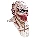 Deadly Silence Latex Head And Chest Mask Horror Halloween