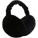 Belsen Womens Faux Furry Warm Soft Earmuffs Winter Outdoor Foldable Ear Warmers