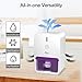 Jese Small Dehumidifier for Bedroom, Electric Quiet Mini Room Dehumidifier for 1800 Cubic Feet (220 sq. ft) Auto-Off Safe Dehumidifier for Basement,Bathroom, RV Trailer, Closet, Kitchen, Camper