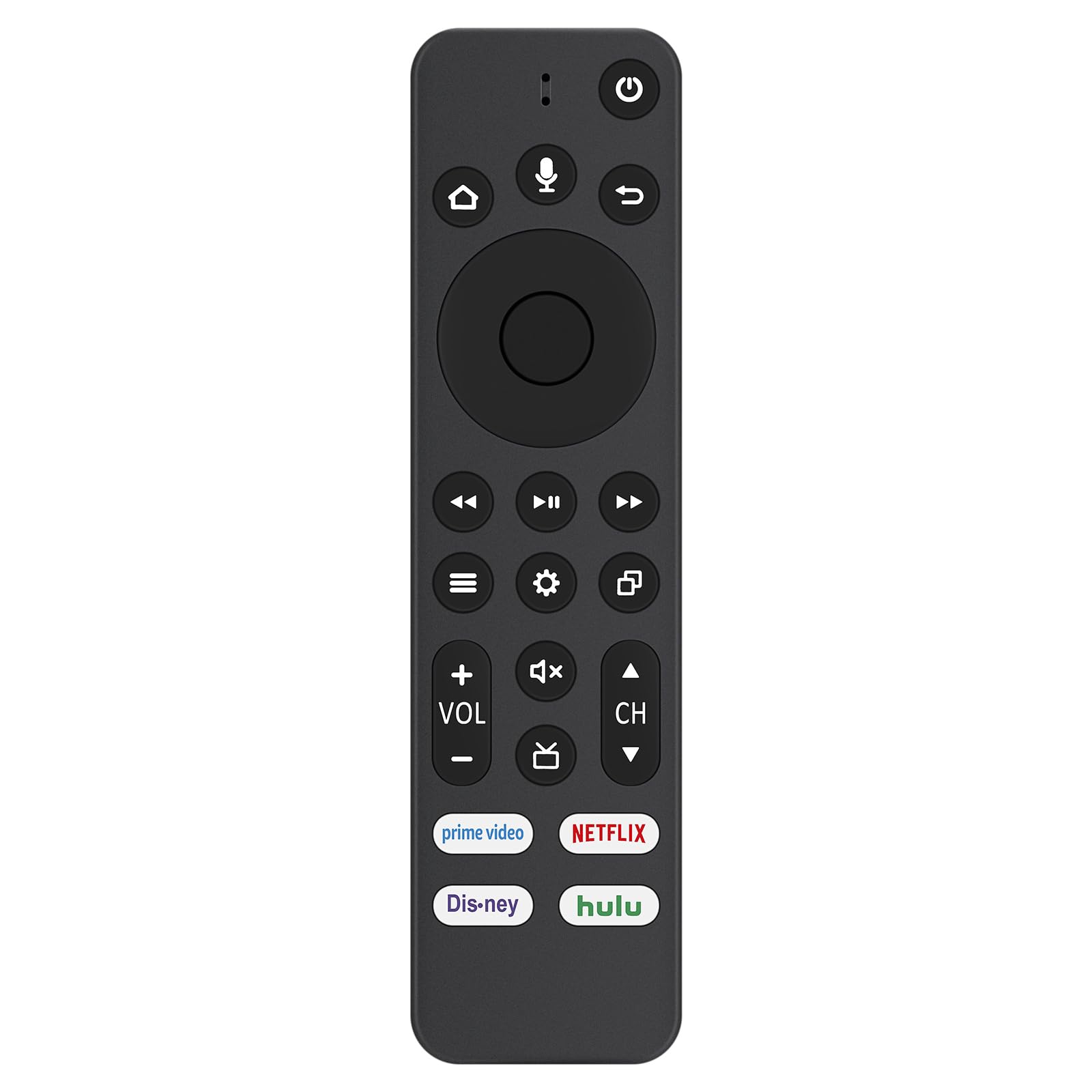 AULCMEET CPRC1NA22 Voice Replacement Remote Control Compatible with Insignia Toshiba Pioneer Hisense CT-95018 NS-RCFNA-19 NS-RCFNA-21 CT-RC1US-21