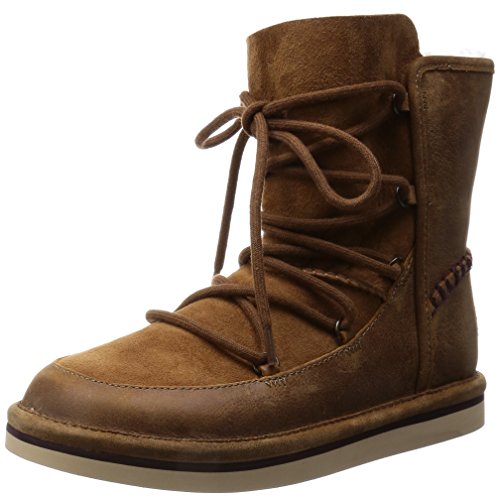 UGG Women's Lodge Chestnut Leather Boot 8 B (M)