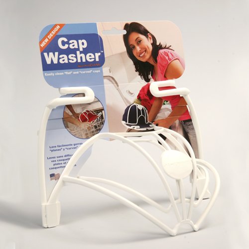 Perfect Curve Cap Washer (White) - Hat and Visor Cleaning Rack