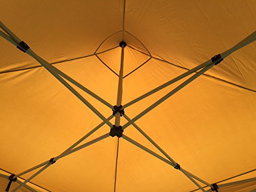 10'x10' Pop up Outdoor Instant Folding Wedding Canopy Party Tent Gazebo EZ TAN - F Model Commercial Frame By DELTA Canopies