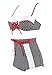 stripsky Retro 50s Dot Vintage High Waisted Bikini Red Strap Bathing Suit Swimsuit
